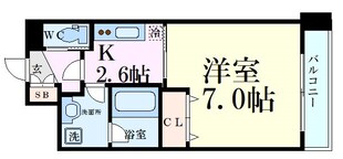 アーバンフラッツ西中島の物件間取画像